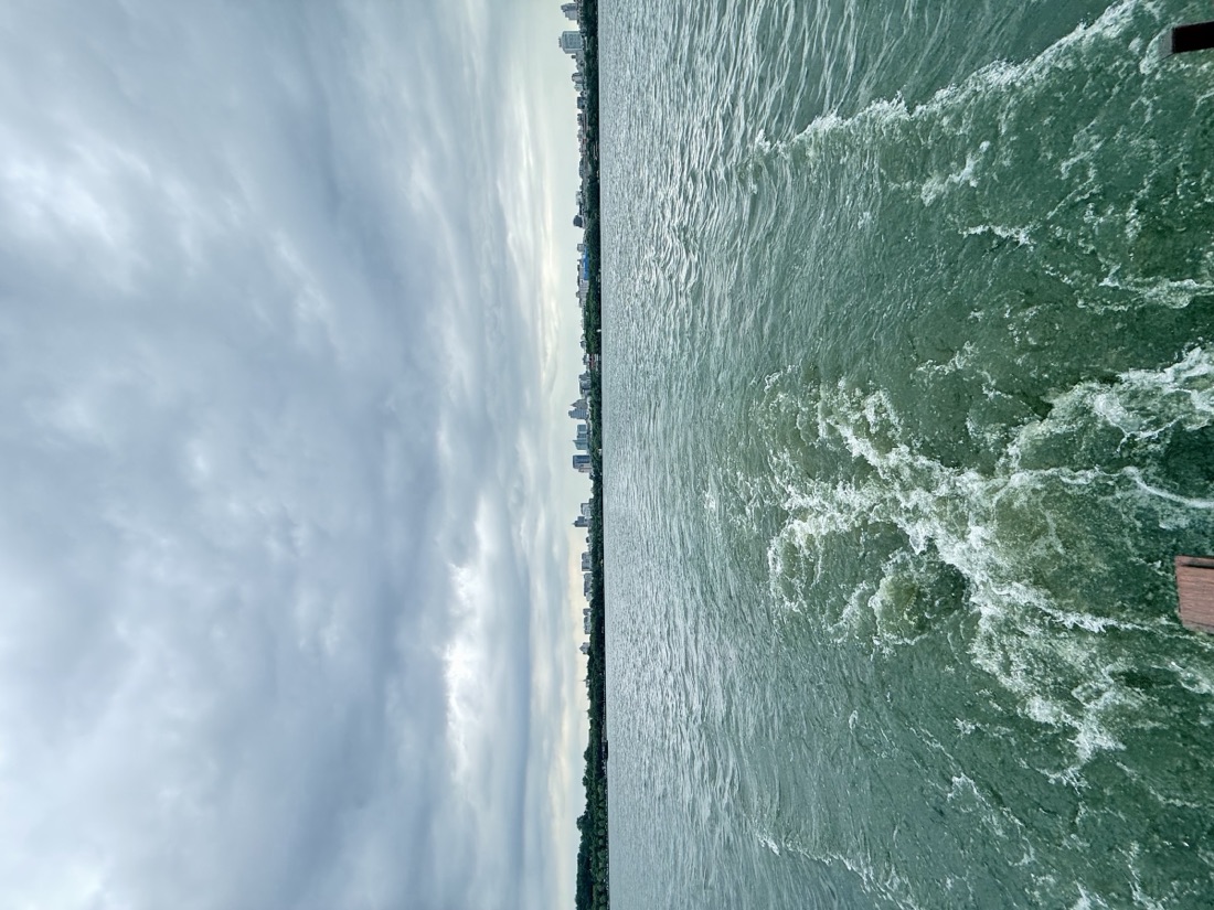 Boat wake on West Lake, Hangzhou